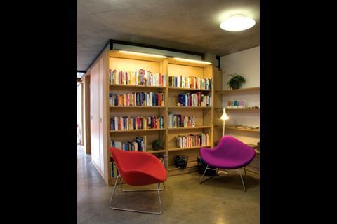 A library is one of several intimate spaces.